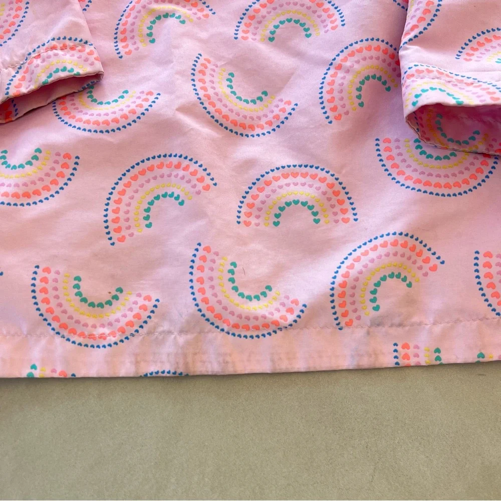 OSHKOSH B’GOSH Raincoat Kids‎ with Rainbow Pattern, Pink, 2T